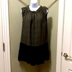 Marc Jacobs black and olive dress